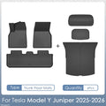 For Tesla Model Y Juniper Accessories 2025 2026 TPE Floor Mats Cargo Liner Waterproof Trunk Mat for Tesla Model Y Juniper 2026