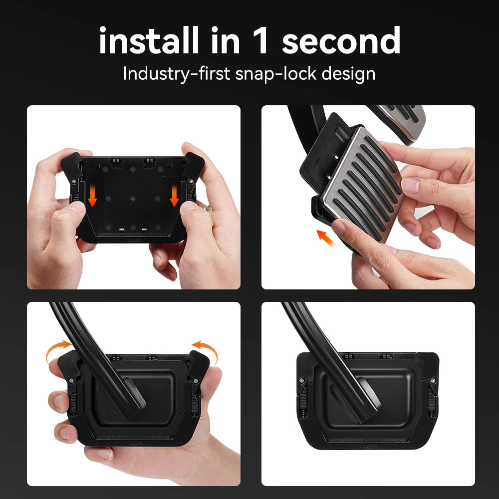 for Tesla Model 3 Y/YL Highland Juniper 2019-2026 Foot Pedals Snap-Fit Install Alloy Gas Fuel Brake Accelerator Pedal Cover